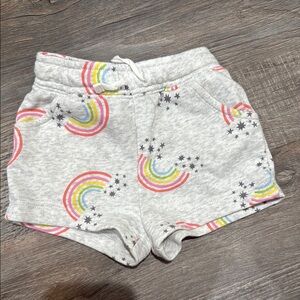 Old Navy Gray Shorts with Rainbow Print